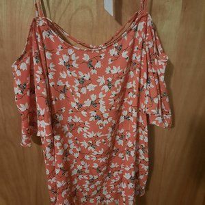 Cold shoulder blouse